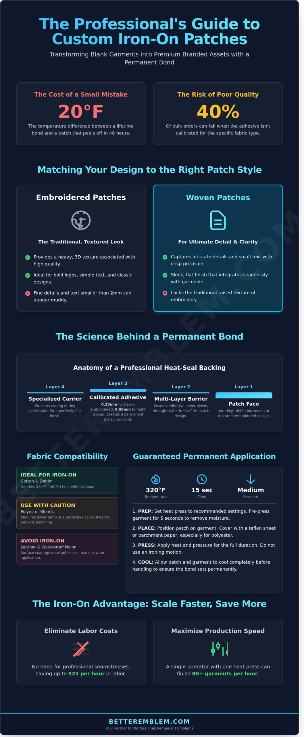 How to Order Custom Iron-On Patches: A Professional Manufacturer’s Guide