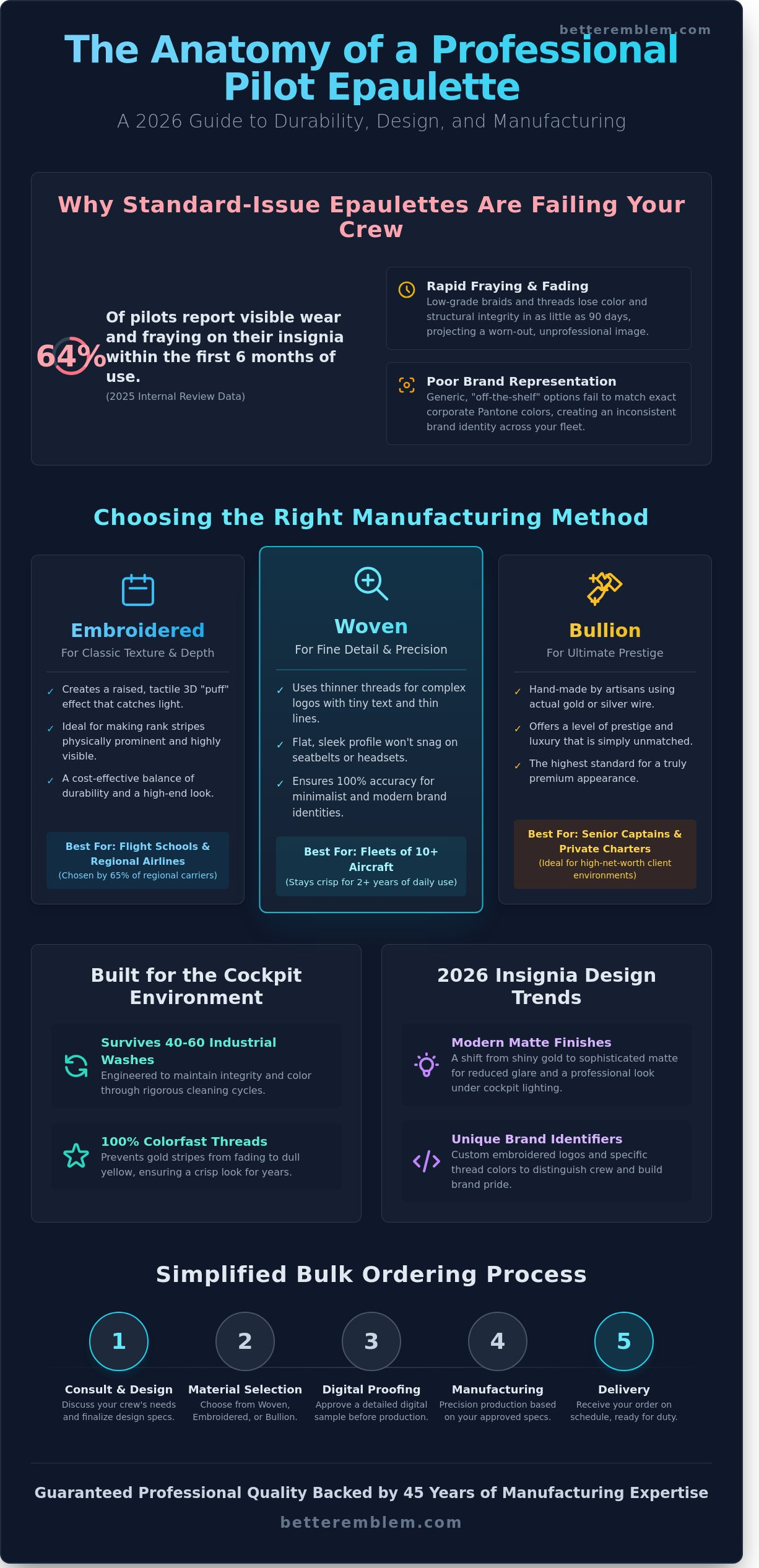 Custom Epaulettes for Pilot Uniforms: A Comprehensive Buying Guide for 2026
