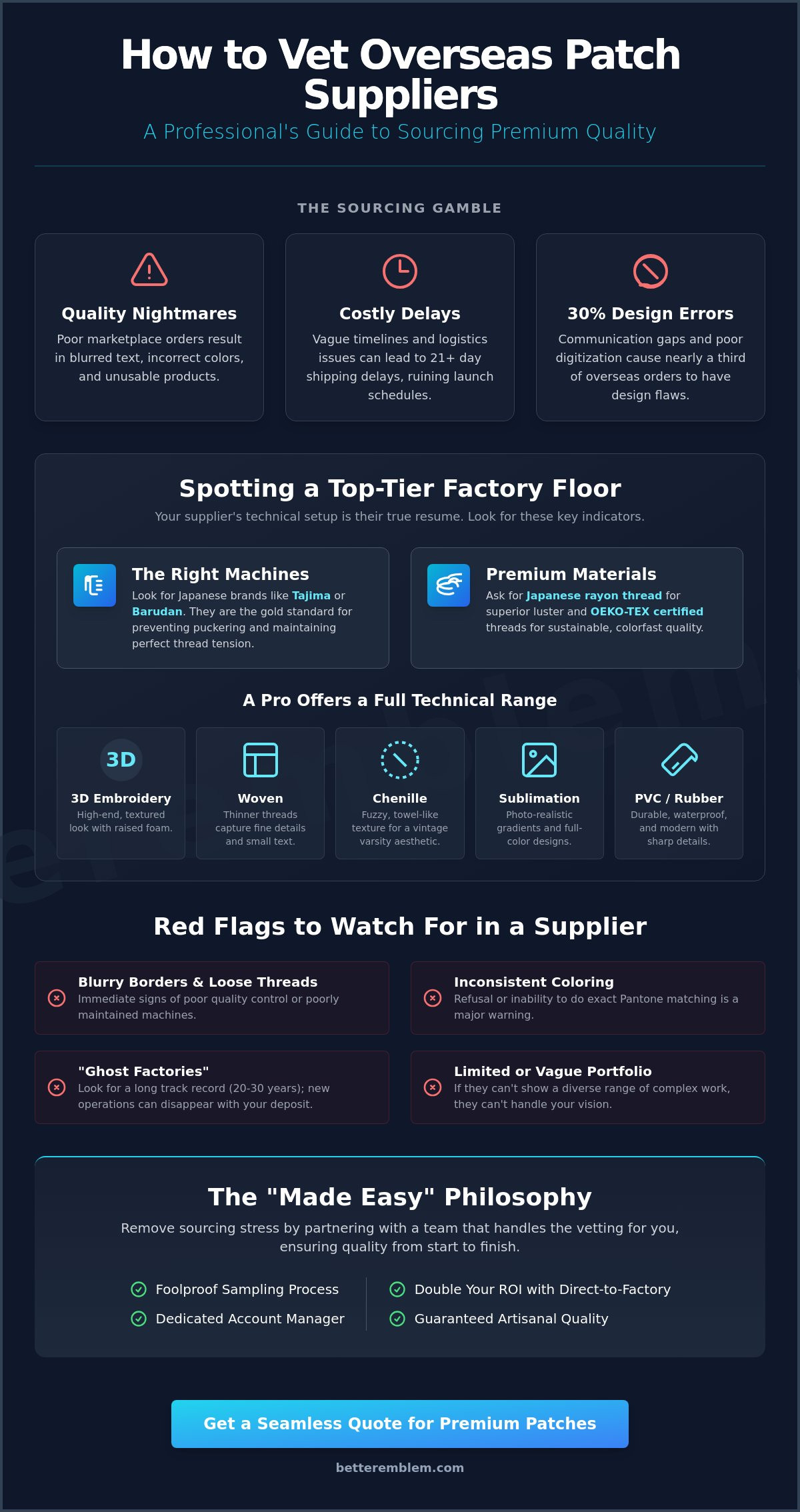 How to Find a Good Patch Supplier Overseas: A Manufacturer’s Insider Guide