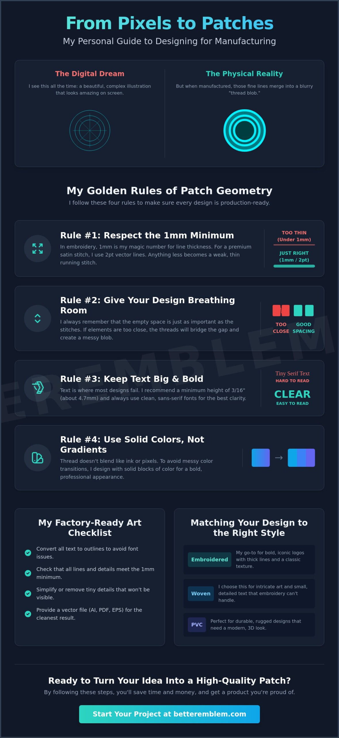 How to Design a Patch for Manufacturing: The Expert Guide (2026)