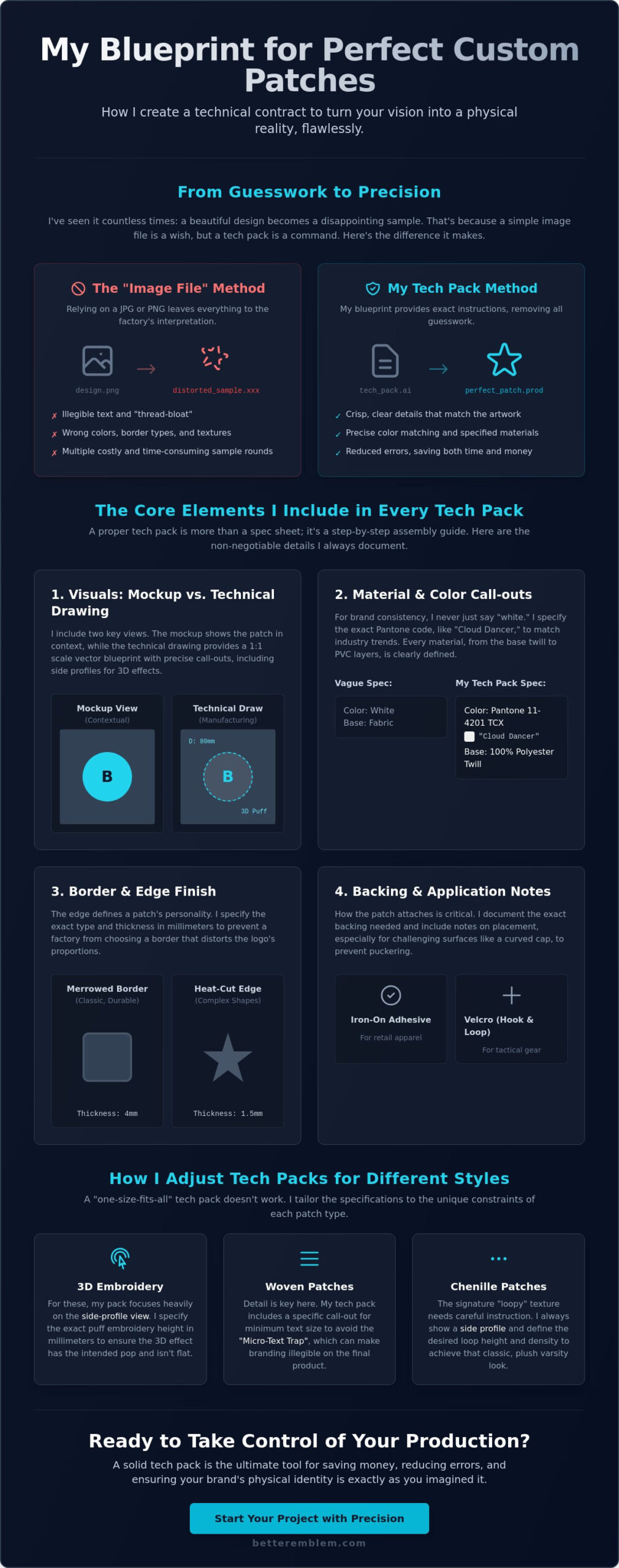 Creating a Tech Pack for a Custom Patch: My Expert Guide for Brands (2026)
